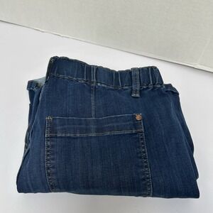 Judy Blue Hi-Rise Elastic Waist Mid Length Denim Shorts Size 2XL Style #150275